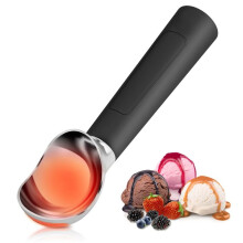 Heated Ice Cream Scoop-Electric Scooper for Hard Ice Cream and Desserts,Handheld Heating  to 158F, with LED Display,B