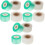 12Rolls Multi-Function Plant Tape PVC Film for Grafting and Budding 5