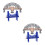 4Pièces Pont De Train Simulé En Bois ABS Pour Jeu Construction DIY 4