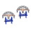 4Pièces Pont De Train Simulé En Bois ABS Pour Jeu Construction DIY 5