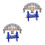 4Pièces Pont De Train Simulé En Bois ABS Pour Jeu Construction DIY 6