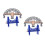 4Pièces Pont De Train Simulé En Bois ABS Pour Jeu Construction DIY 7