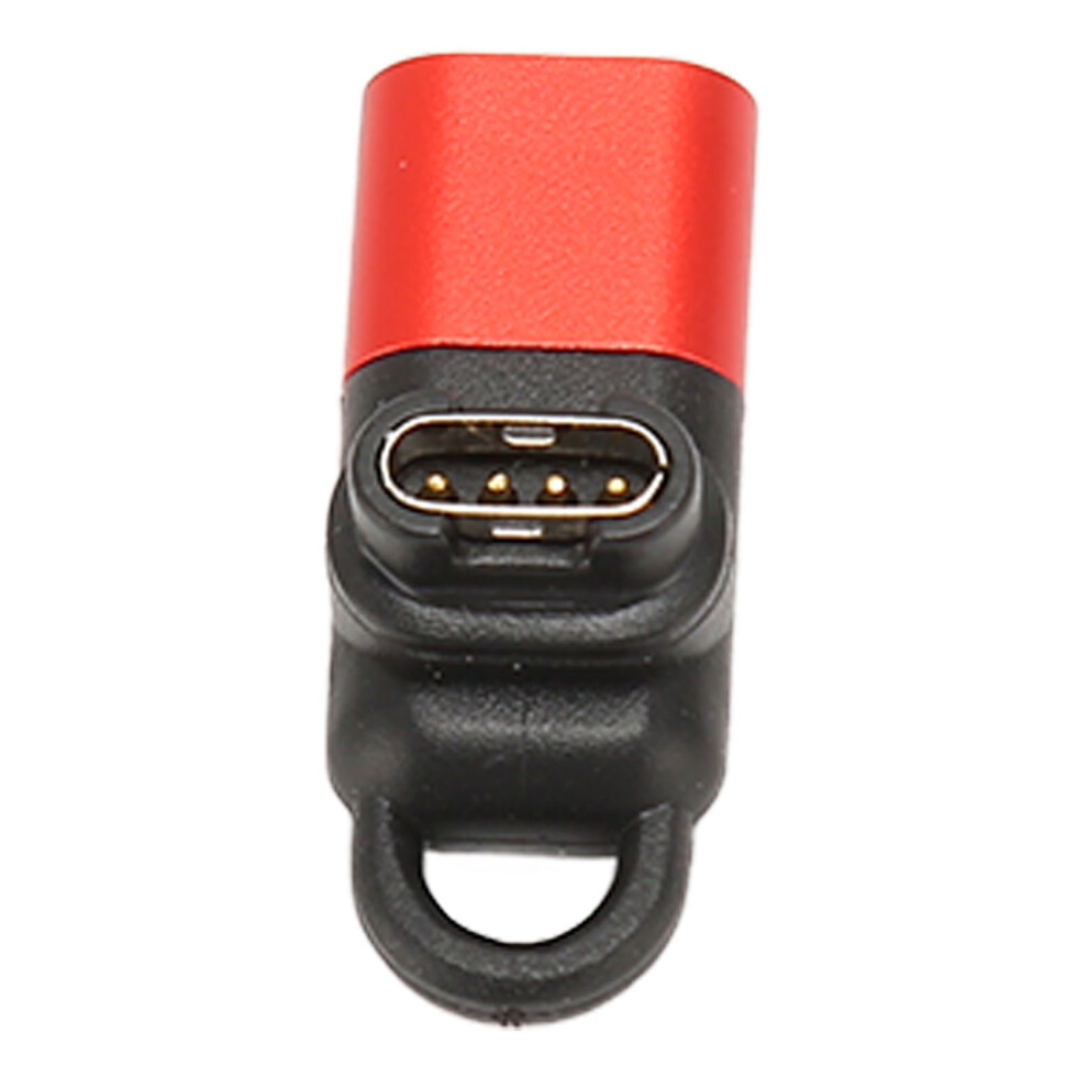 Watch Charger To 8 Pin Adapter 90 Converter For Garmin Fenix Instinct 2S Red 4911388320696
