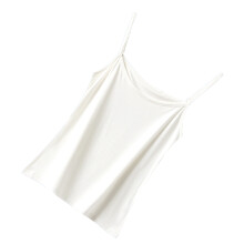 Modal Spaghetti Strap Tank Top White Free Size
