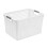 Plastic Storage Bin with Handle 30.5x21.5x17.5 cm 3