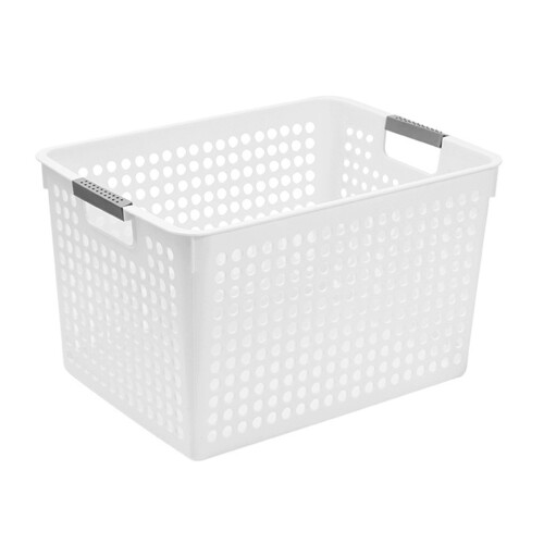 Plastic Storage Bin with Handle 30.5x21.5x17.5 cm 2