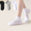 3 Pairs Cotton Socks Size 20-24 Black White Gray 4