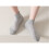 3 Pairs Cotton Socks Size 20-24 Black White Gray 7