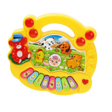 Farm Animal Keyboard Toy 170 g Yellow Baby Musical