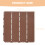 2Pièces Bois- Extérieur Marron Robuste 4