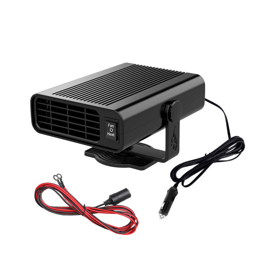 (With Line) Portable Heater Anti-Fog 120W 12V Car Defroster Energy-Saving 4586790914681