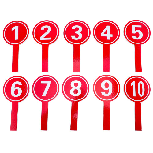40Pièces Scoreboards Portables Pour Votes Jugements Simples 1
