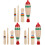 6Ensembles Instruments Guiro Percussion En Bois Pour Petits Musiciens 4