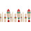 6Ensembles Instruments Guiro Percussion En Bois Pour Petits Musiciens 6