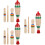 6Ensembles Instruments Guiro Percussion En Bois Pour Petits Musiciens 9