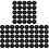 60Pcs Black Degradable Mulch Ring Tree Control Cloth for Garden 2