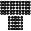 60Pcs Black Degradable Mulch Ring Tree Control Cloth for Garden 3