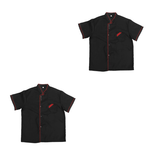 2Pièces Chemise Chef Respirante Usage Professionnel 2