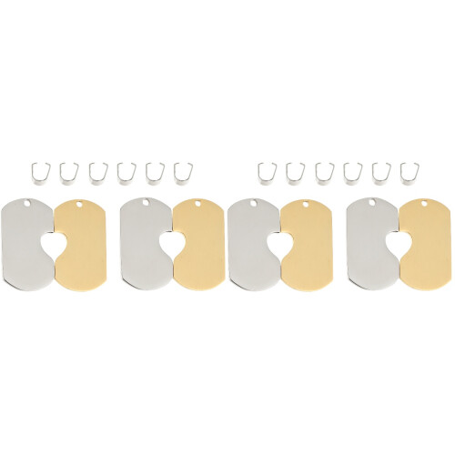 8Pièces Pendentifs DIY Pour Collier Porte-Clés Décor Assortis 2