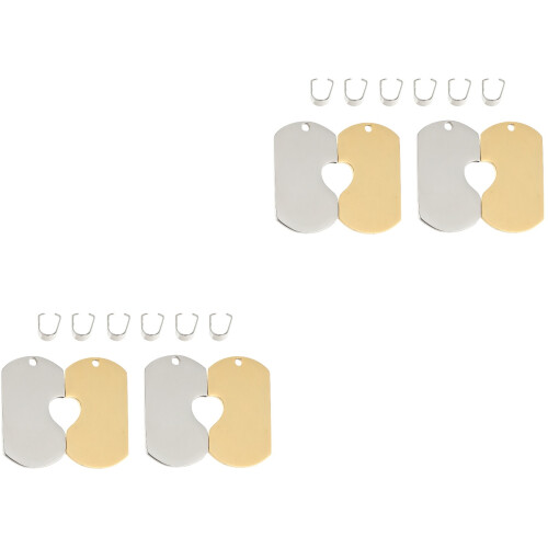 8Pièces Pendentifs DIY Pour Collier Porte-Clés Décor Assortis 2