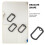 50Pièces Protections Silicone Pour Médaille Militaire 8