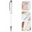 4Pièces Stylos À Bille Sublimation Plastique Multi Usage Bureau DIY 5