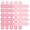 40Pièces Spatules Silicone Pour Multifonctionnelles Rose 2