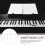 2Pièces Clip De Page Plastique Forme Ergonomique Piano 9