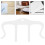 2Pièces Clip De Page Plastique Forme Ergonomique Piano 10