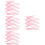 40Pièces Spatules Silicone Pour Multifonctionnelles Rose 6