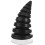 2Pièces Cornes Ventouse Casque Plastique Noir Accessoires DIY 3