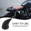 2Pièces Cornes Ventouse Casque Plastique Noir Accessoires DIY 11