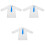 3Ensembles Tenue Médecin Polyester Rôle 5