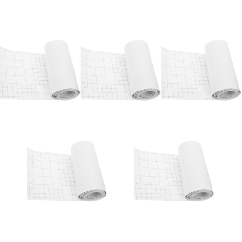 5St Flexibele Wit PVC Plint Zelfklevend Muurdecoratie En Afwerking 2