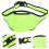3Pièces Sac Ceinture Microphone Vert Clair Portable Durable Pour Sport 9