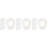 12Pcs White Plastic Heart Shaped Growing Fruit Molds for Kitchen Use 6