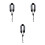 3Pièces Alto Saxophone Réglable Sax Ténor Durable Colorée 10