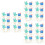 36Pièces Caps PVC Protection Étanche 5
