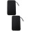 2Pièces Pochette De Rangement Cd Et Dvd 80 Disques Polyester Noir 8