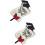 2Pièces Graduation Piquet Couleur Multiple 8