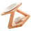 2Sets Lightweight Ceramic Wood Essential Oil Burner with Rustic Design 2