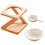 2Sets Lightweight Ceramic Wood Essential Oil Burner with Rustic Design 10