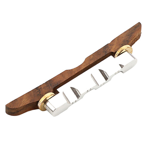 2Pièces Bridge Guitare Remplacement Bois Métal Durable 2