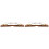 2Pièces Bridge Guitare Remplacement Bois Métal Durable 4