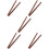 10Pièces Spatules En Bois Marron Pour Farce Dumpling Wonton 10