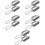 10Pièces Pelle De Jardinage Compacte Acier Inoxydable Argent 6