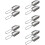 10Pièces Pelle De Jardinage Compacte Acier Inoxydable Argent 9