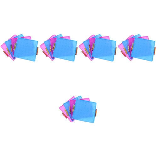 20Pièces Geoboard Apprentissage Maths Enfants Plastique 2