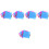 20Pièces Geoboard Apprentissage Maths Enfants Plastique 9