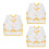 6Pièces Bavoirs Bébé Longues Polyester , Protection Repas 9